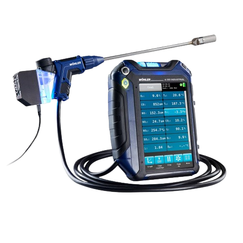 analisador gases combustíveis sensor monóxido carbono wohler