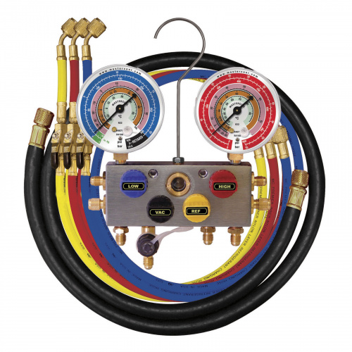 Mastercool Conjunto Manifold e Mangueiras 96261-EB manometro