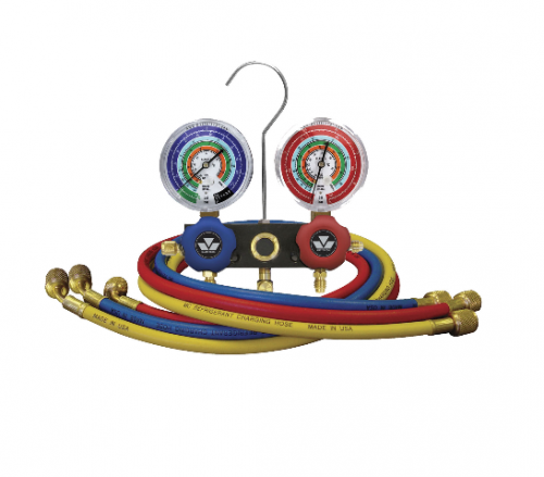 Mastercool Conjunto de Manómetro e Mangueiras 93636-EBR