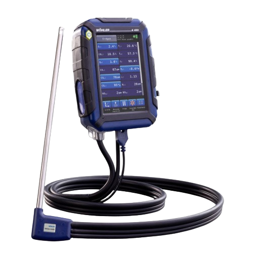 analisador gases combustíveis sensor monóxido carbono wohler